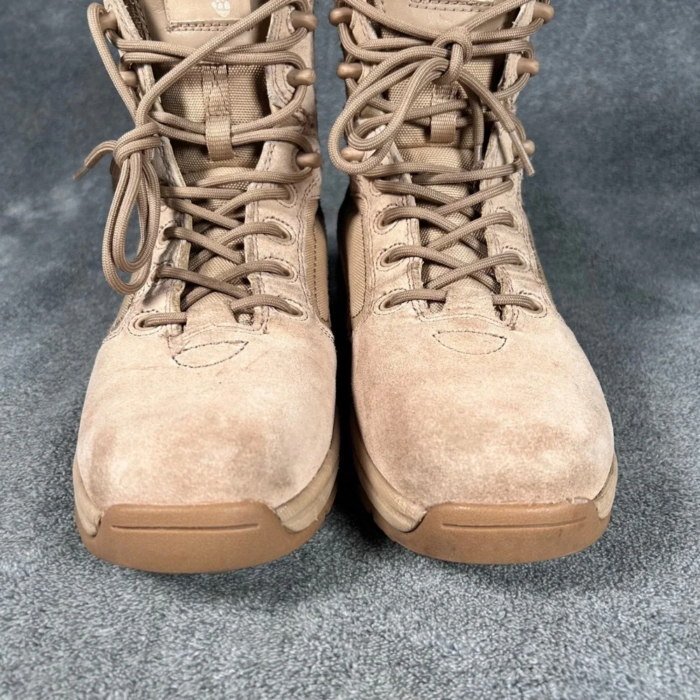 Altama Tactical Combat Boots Coyote Tan Suede Lace Up Mens 6.5 3658R